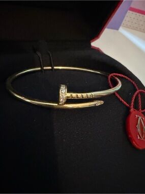 Cartier Juste Un Clou small model with diamonds